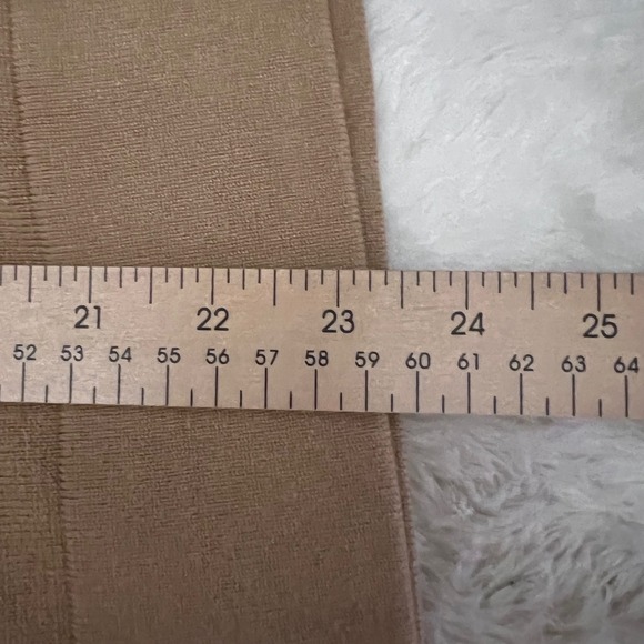 Kathie Lee Collection Womens Vintage Tan Collared V Neck Knit Sweater XL 16/18 - Picture 8 of 8